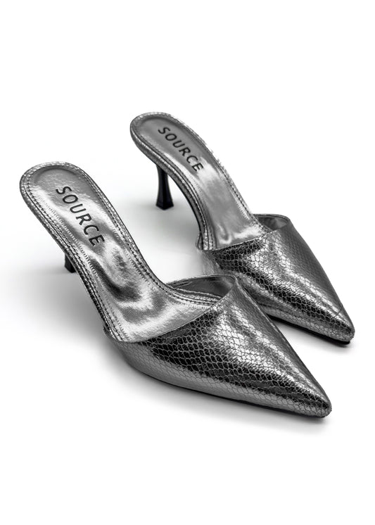 Viper Heels Silver Source