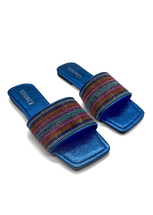 Electric Bella Crystal Stripe Slide Source