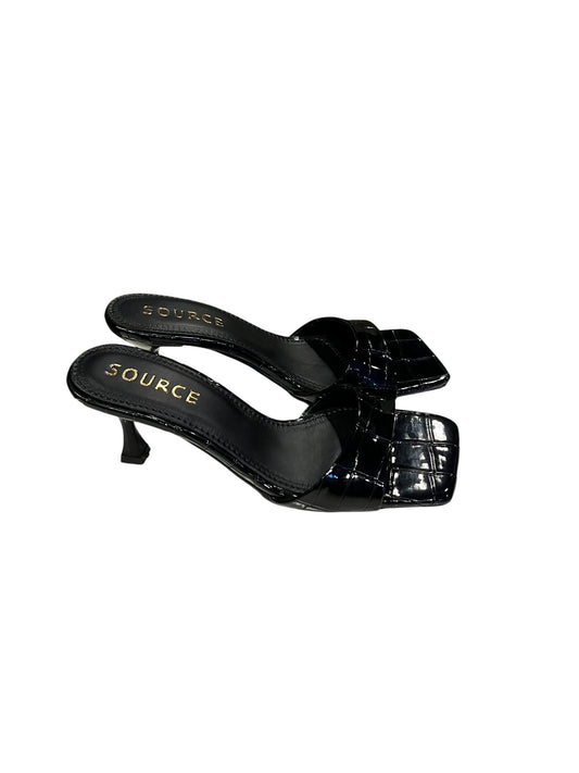 Grid Heels Black Source
