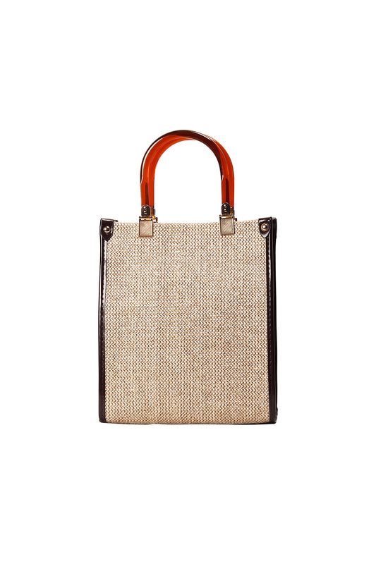 Beige Oak Handle Bag Source