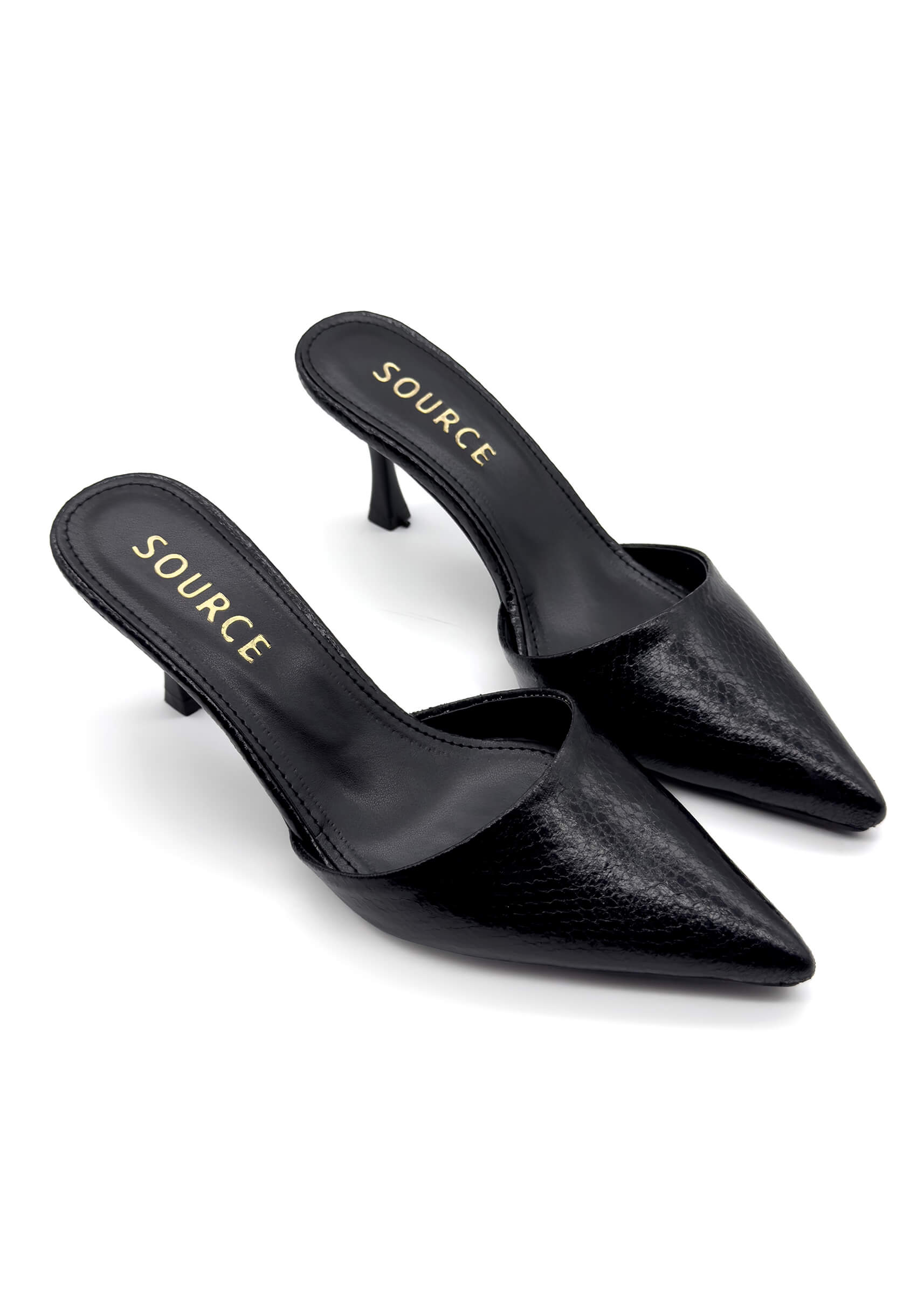 Black Ira Viper Heels