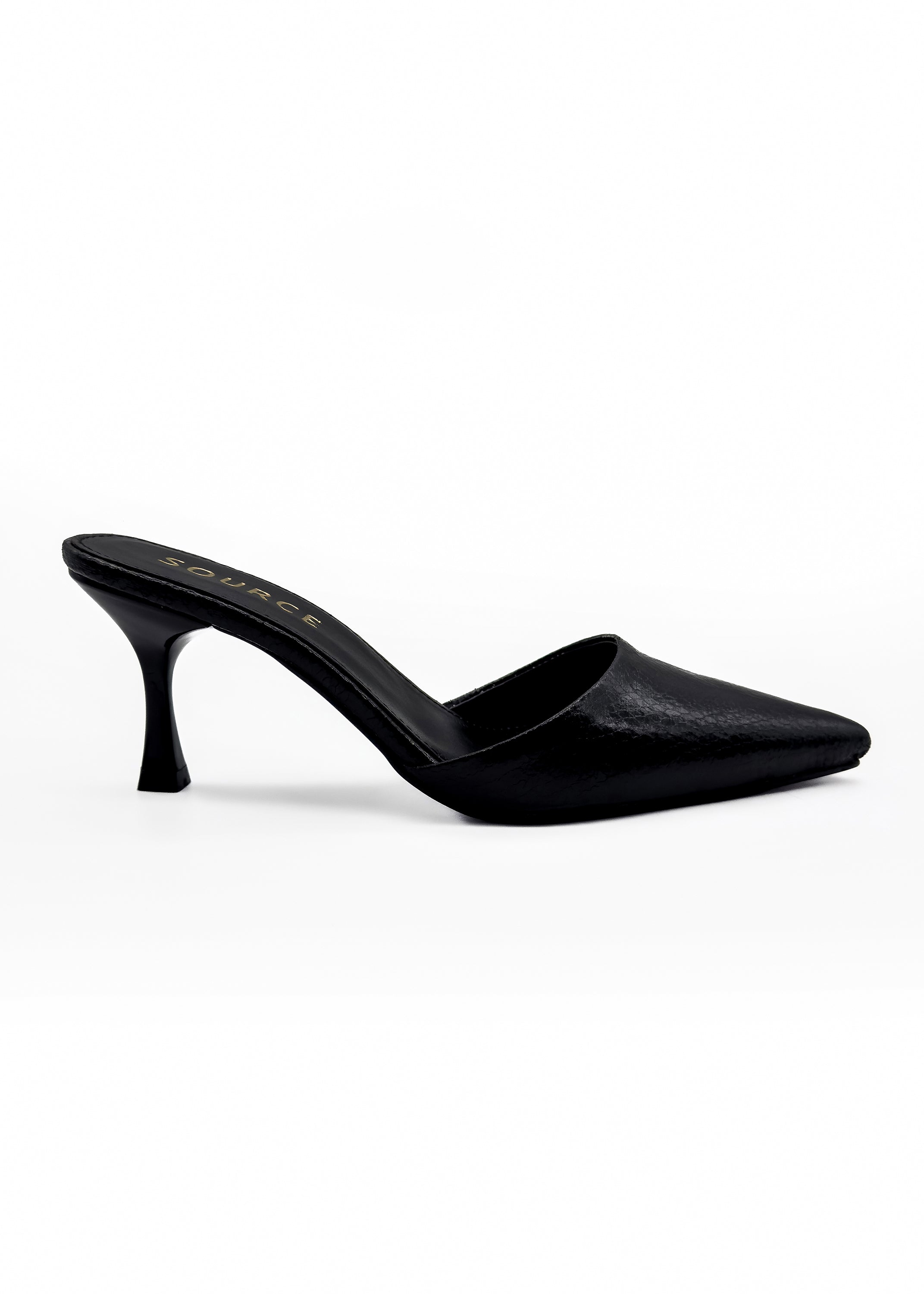Black Ira Viper Heels Source