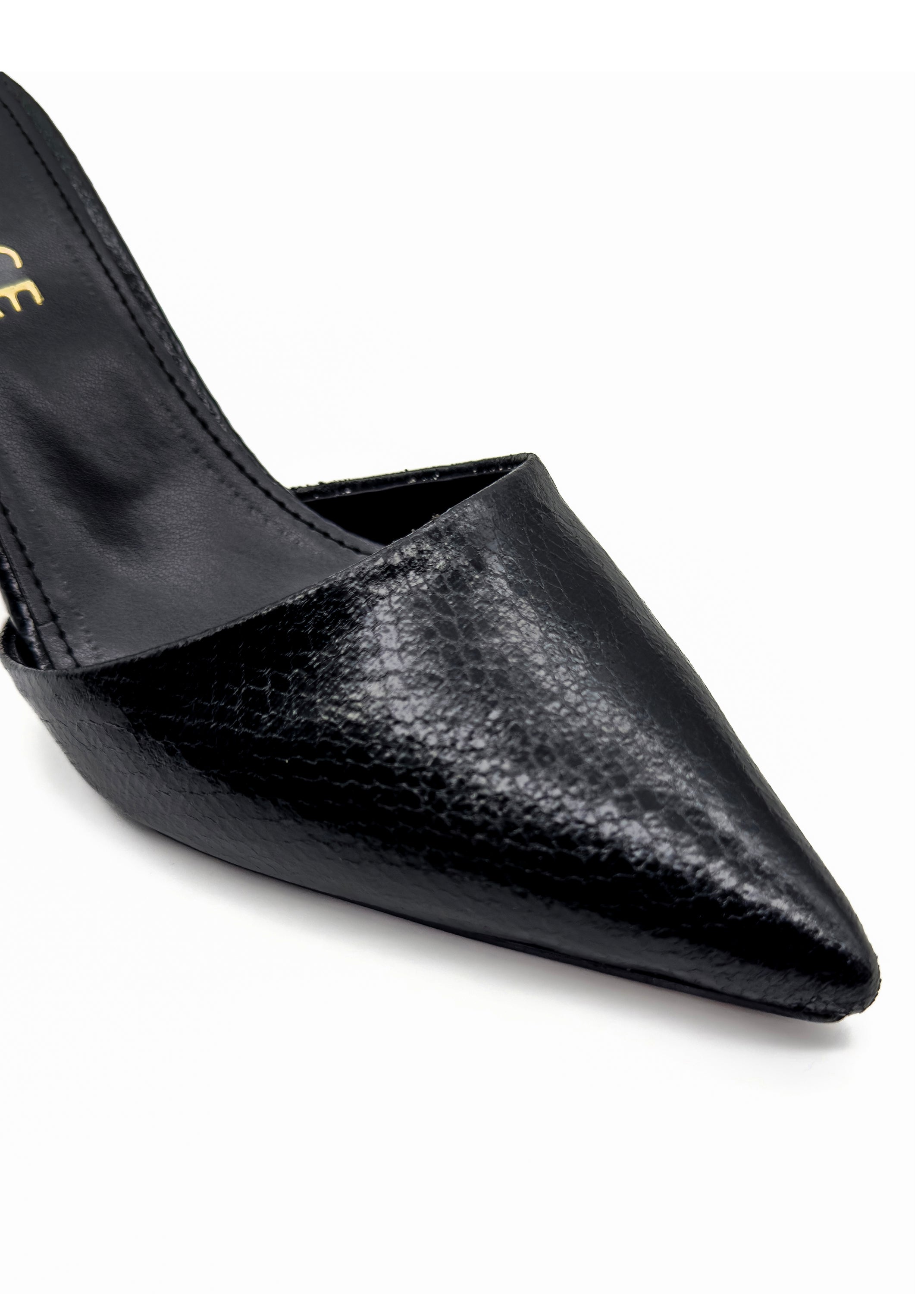 Black Ira Viper Heels Source