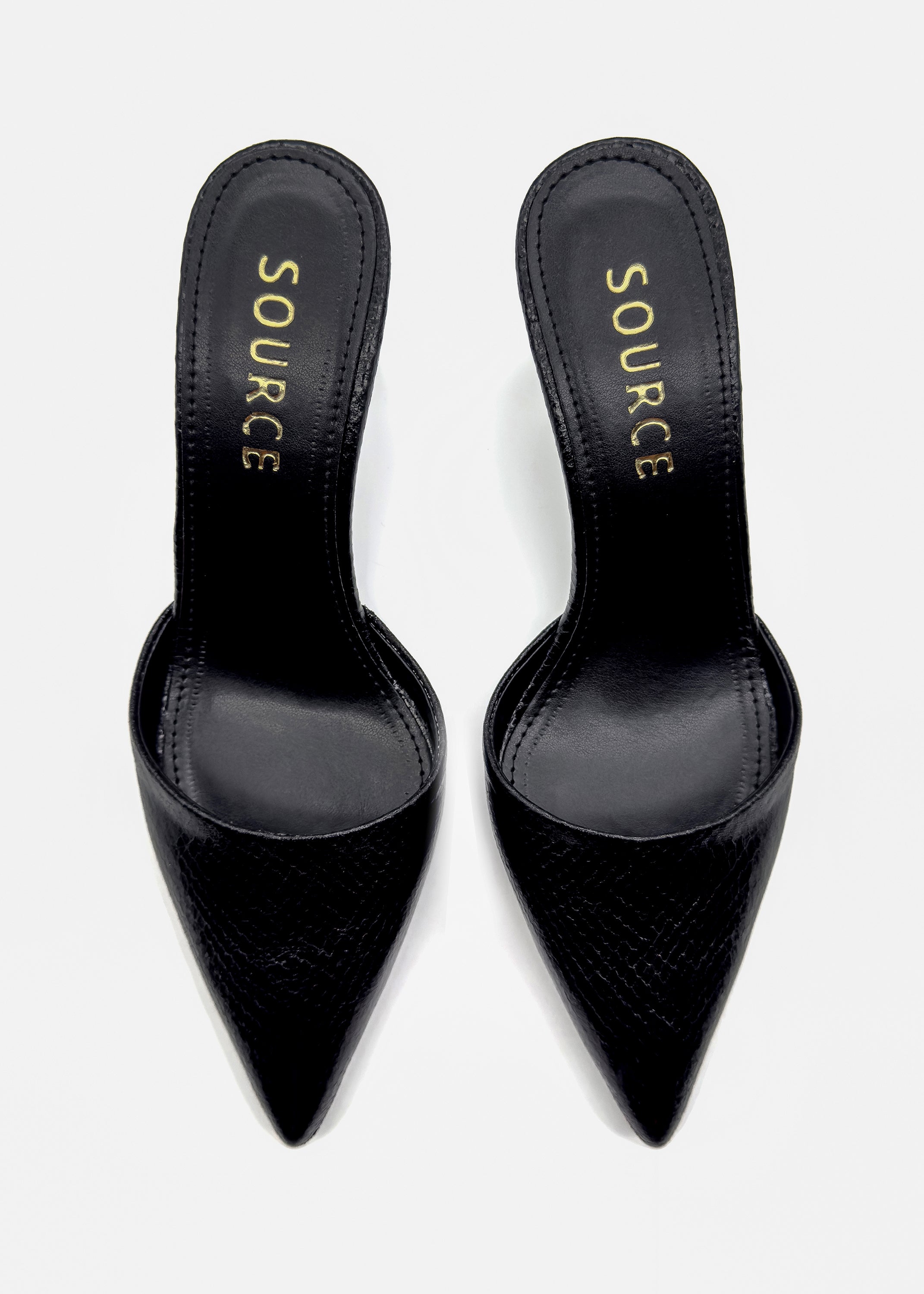 Black Ira Viper Heels Source