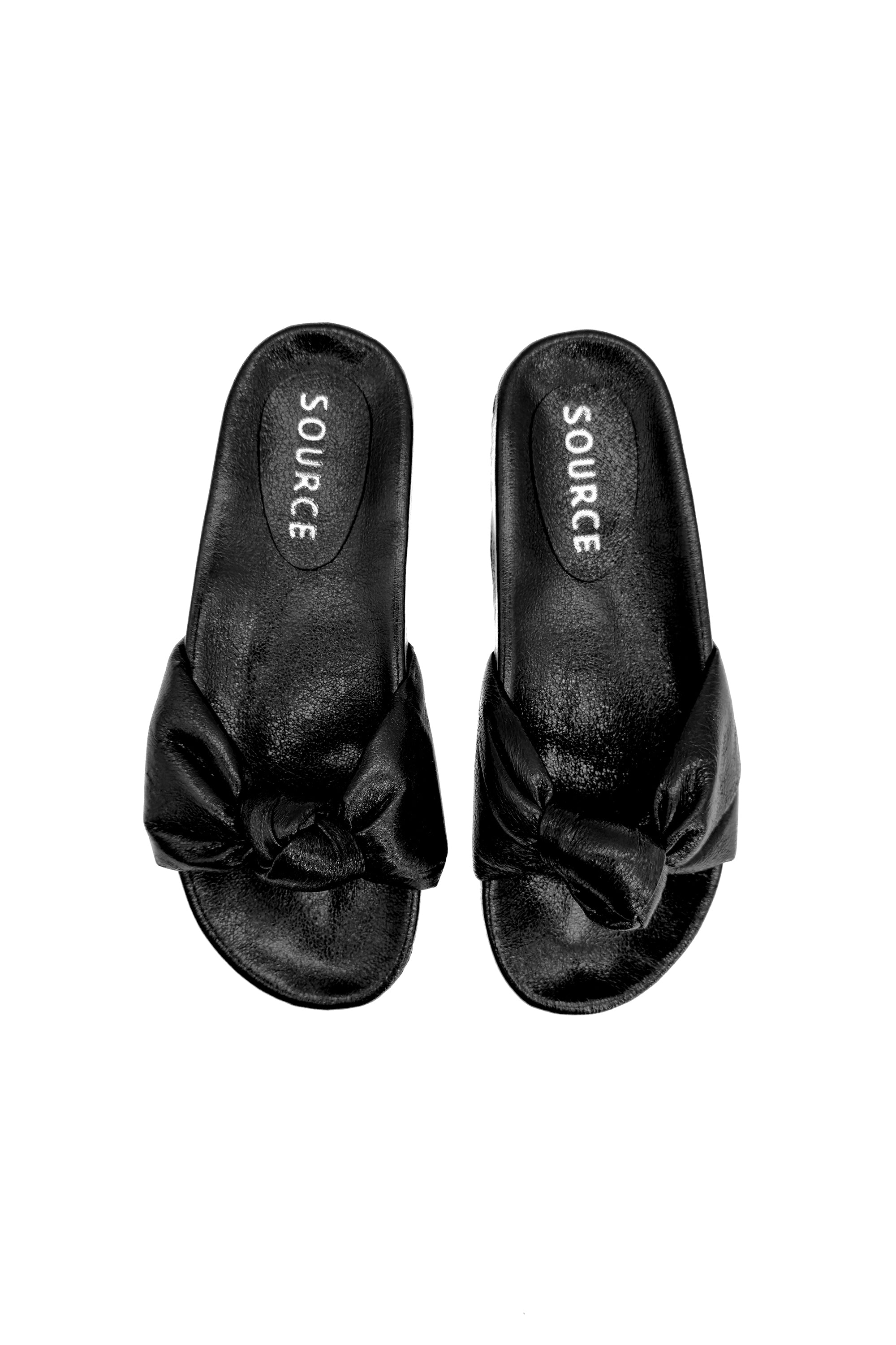 Black Knot Luxe Comfort Slides Source