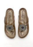 Bronze Leila Glam Charm Slippers Source