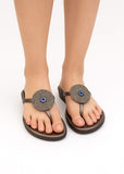 Charcoal Bella Luxe Charm Slippers
