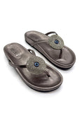 Charcoal Bella Luxe Charm Slippers