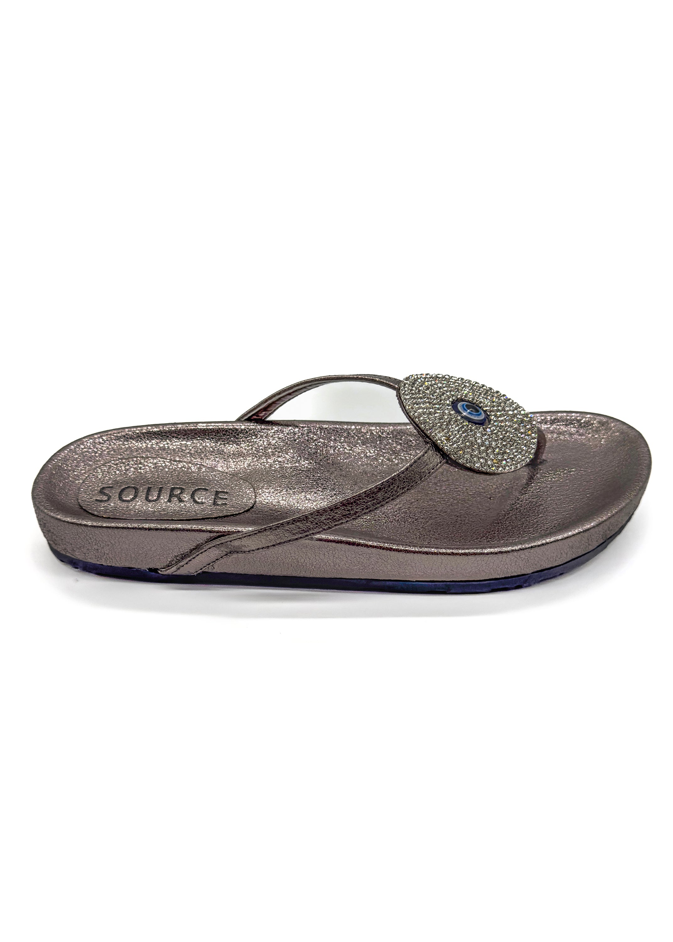 Charcoal Bella Luxe Charm Slippers Source