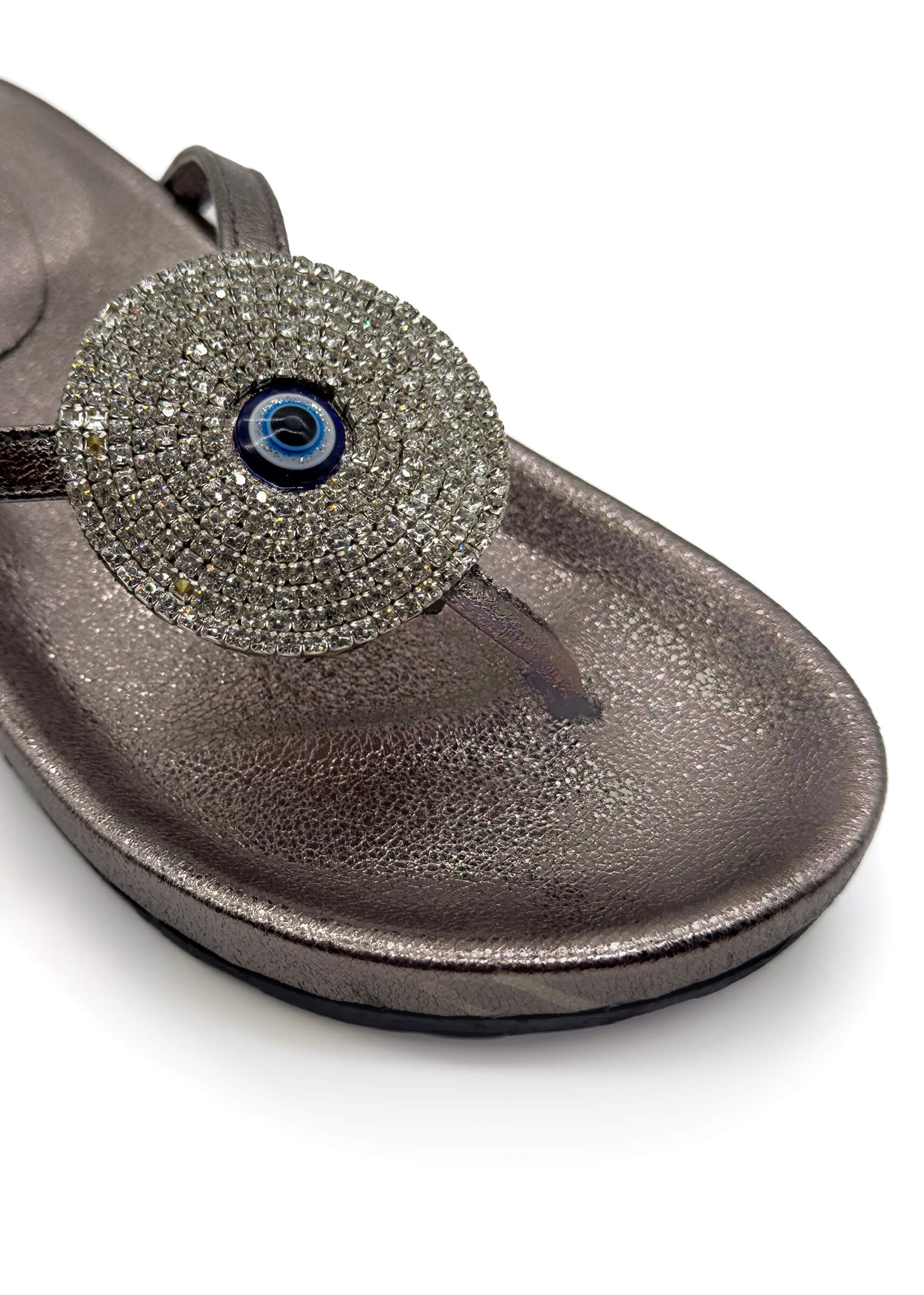 Charcoal Bella Luxe Charm Slippers