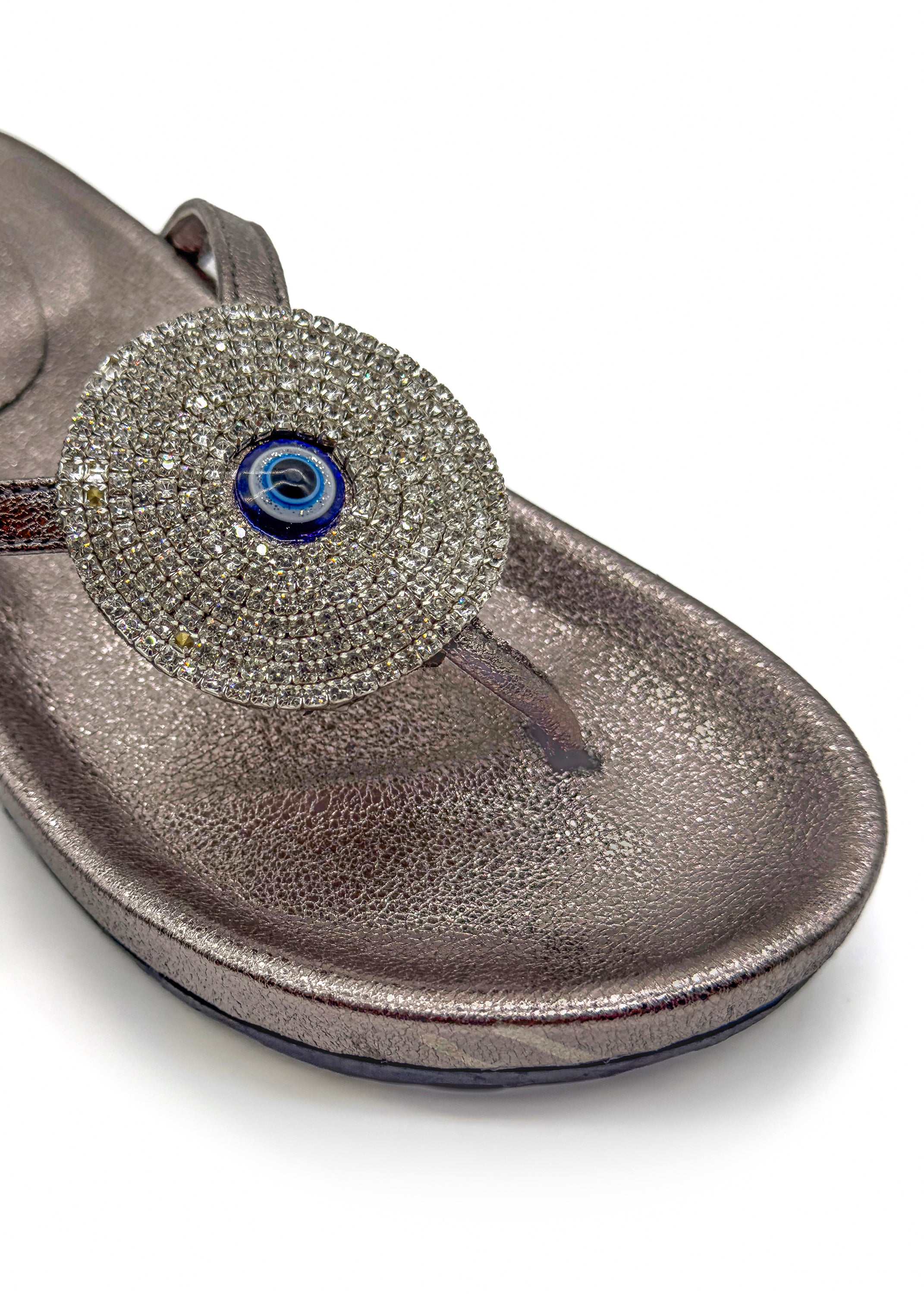 Charcoal Bella Luxe Charm Slippers Source