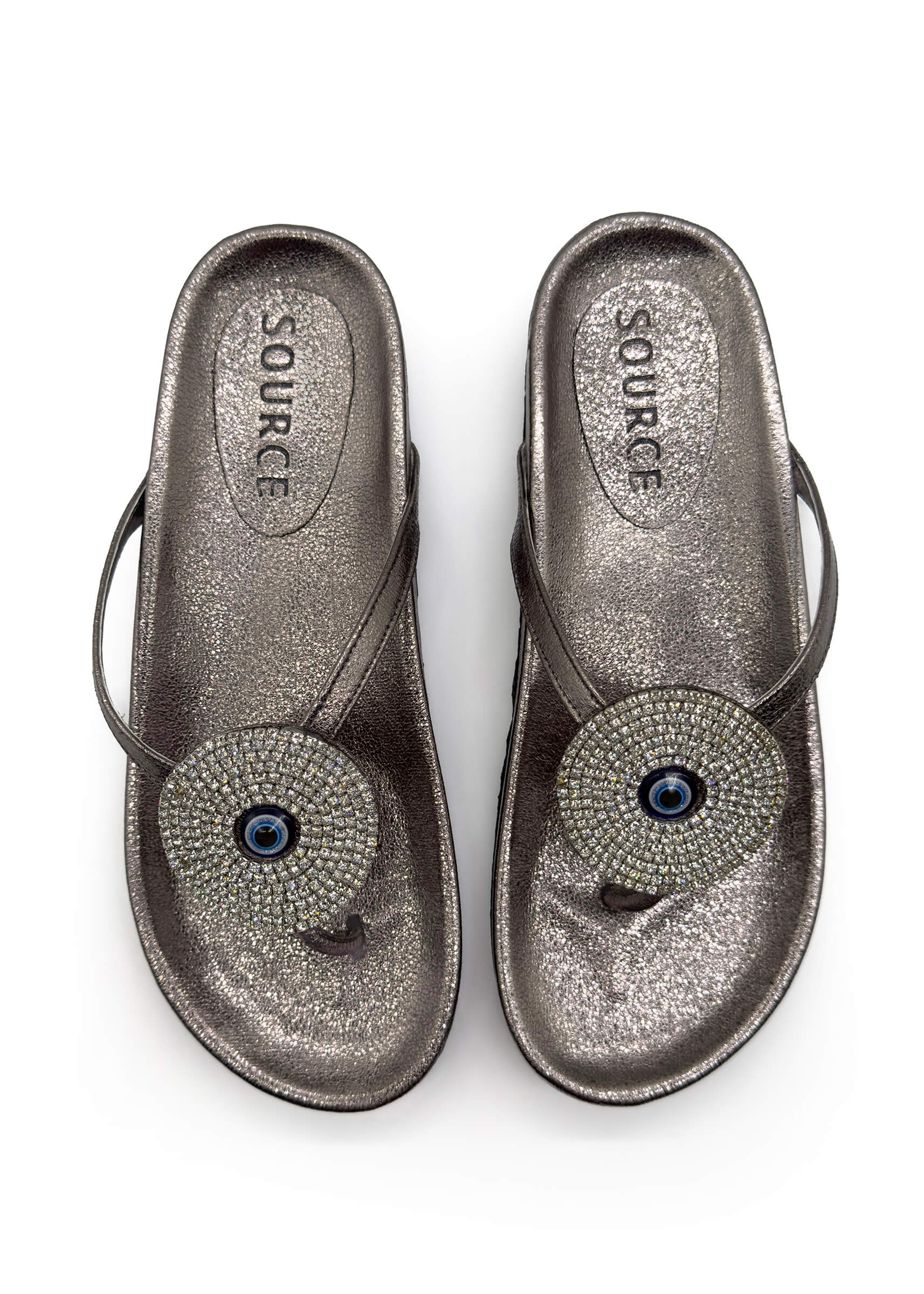 Charcoal Bella Luxe Charm Slippers