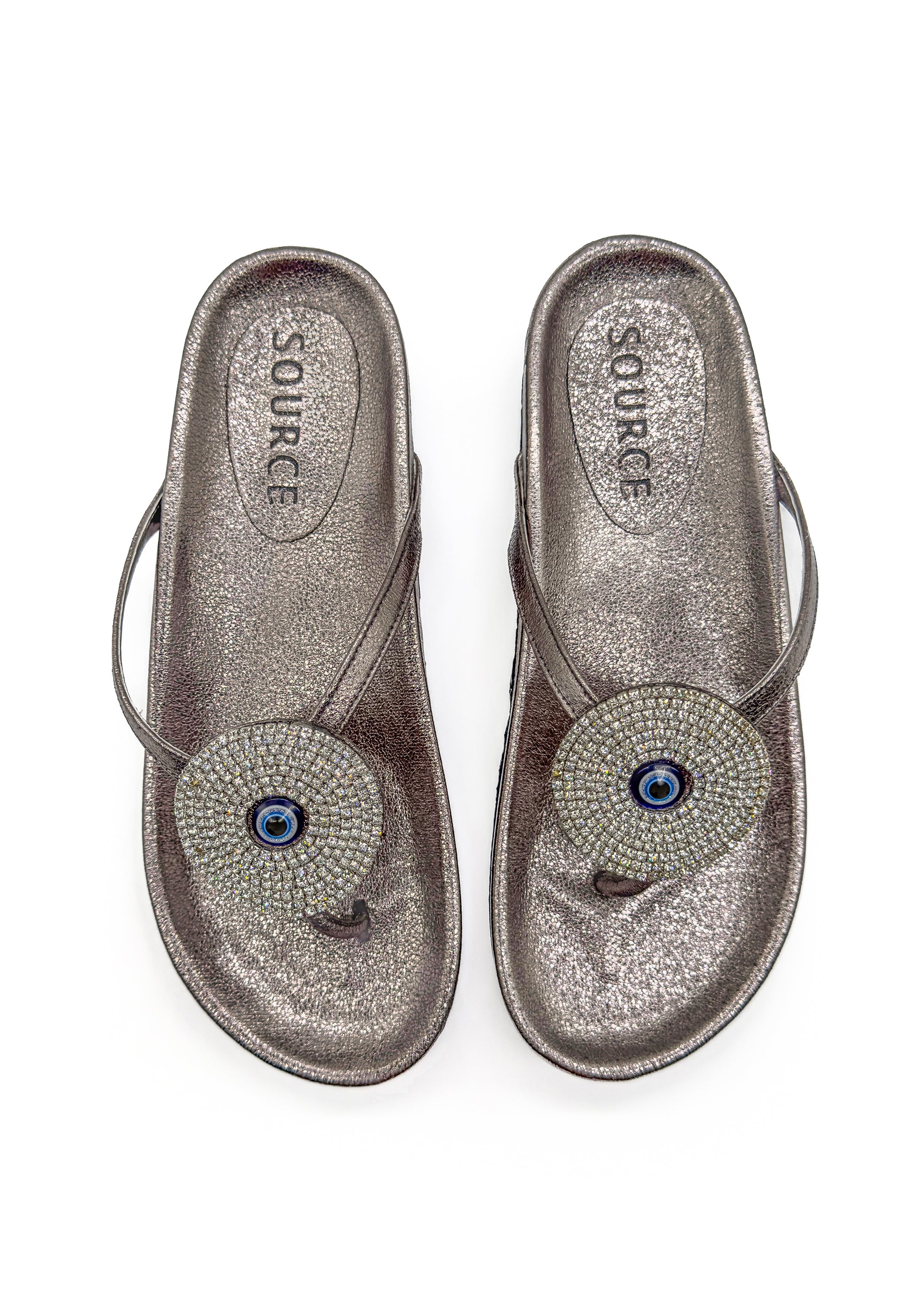 Charcoal Bella Luxe Charm Slippers Source