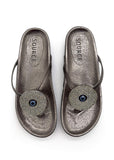 Charcoal Bella Luxe Charm Slippers