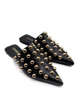 Black Bella Studded Slides