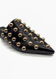 Black Bella Studded Slides Source