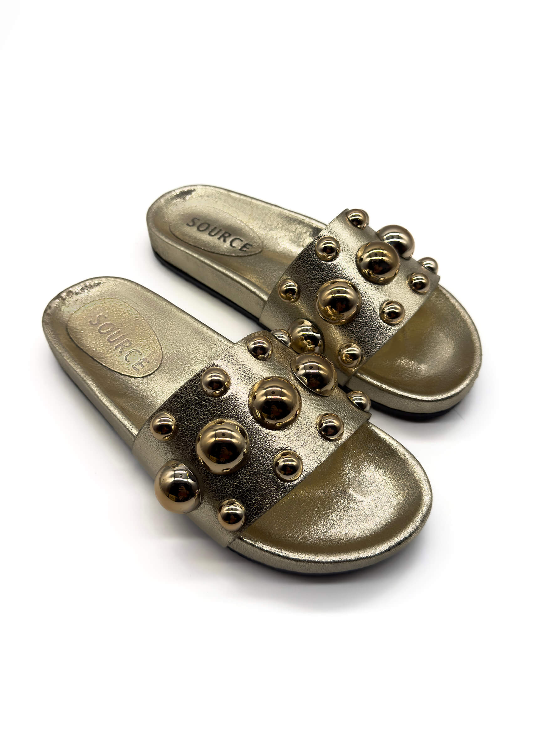 Gold Isabelle Bold Slide