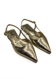 Gold Isabelle Slingback Flat Source