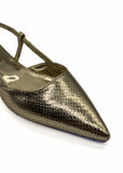 Gold Isabelle Slingback Flat Source