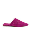 Hot Pink Lace Pointed Mules Source