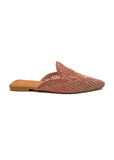 Blush Blossom Embroidered Pointed Mules Source