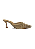 Nude Whirl Lace Heeled Mules Source