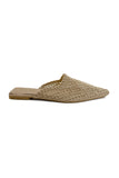 Nude Lace Whisper Pointed Mules Source