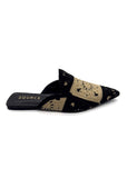 Black Bella Crochet Slides