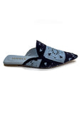 Blue Elara Crochet Slides Source