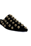 Black Studded Temptation Mules Source