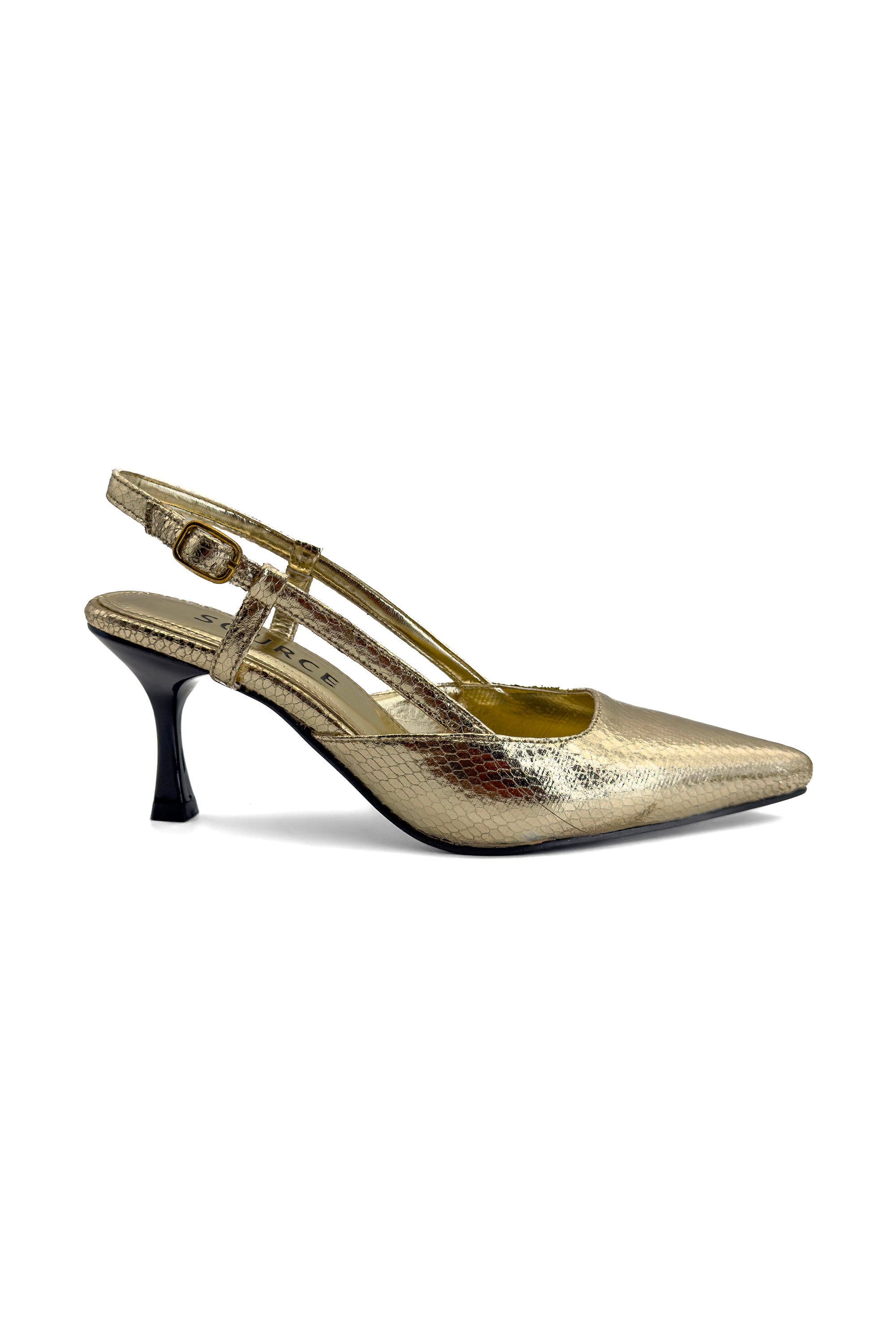 Golden Hour Slingback Heels Source