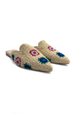Natural Boho Bloom Mules Source