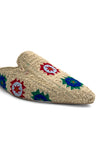 Natural Boho Bloom Mules Source