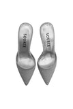 Silver Crystal Whisper Pointed Heels Source