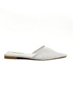 White Mirage Mesh Slippers Source