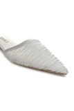 White Mirage Mesh Slippers Source
