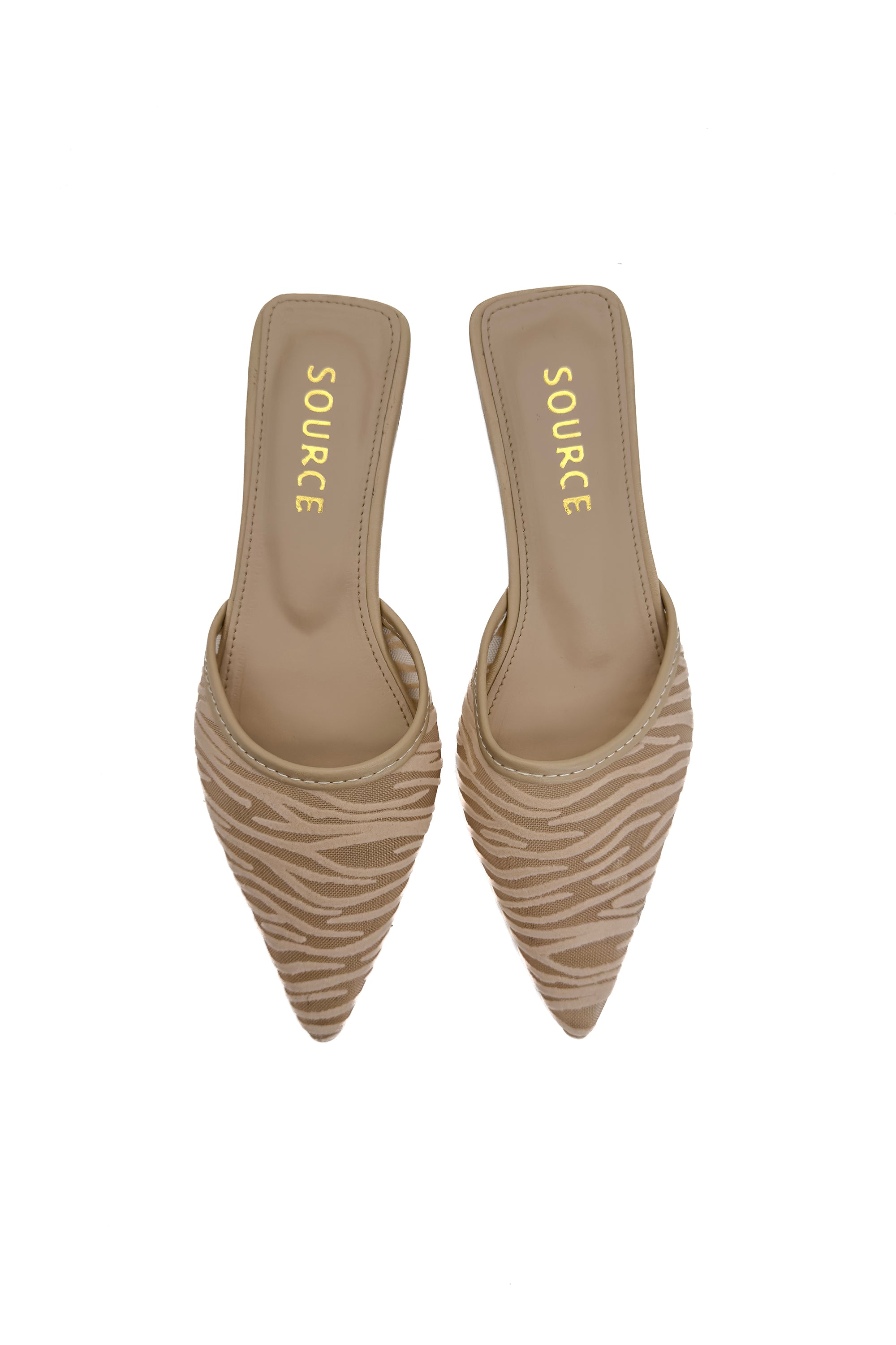 Nude Whisper Mesh Slippers Source