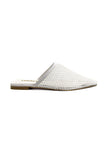 White Mesh Femme Slide Source