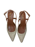 Braided Slingback Heel