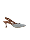 Braided Slingback Heel