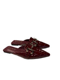Link Leather Mule Wine Source