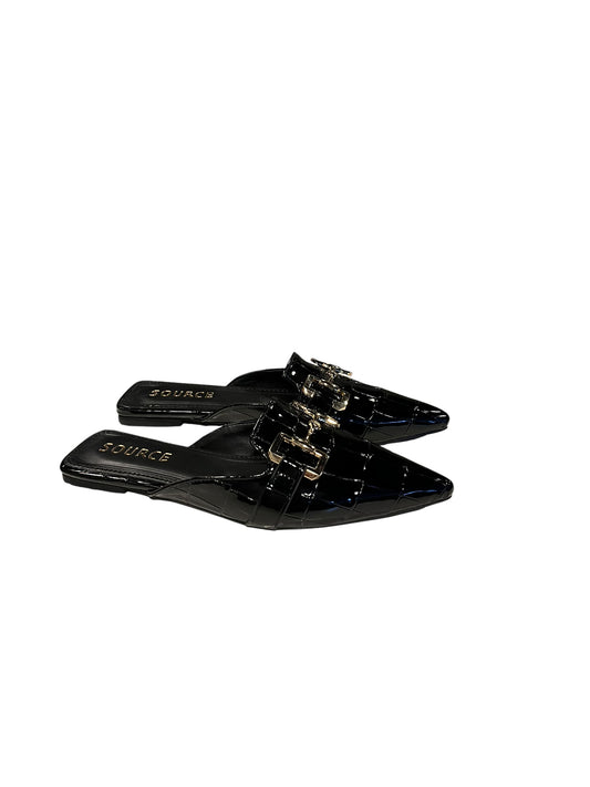 Link Leather Mule Black Source