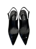 Croc Slingback Heels Source