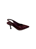 Croc Slingback Heels Source