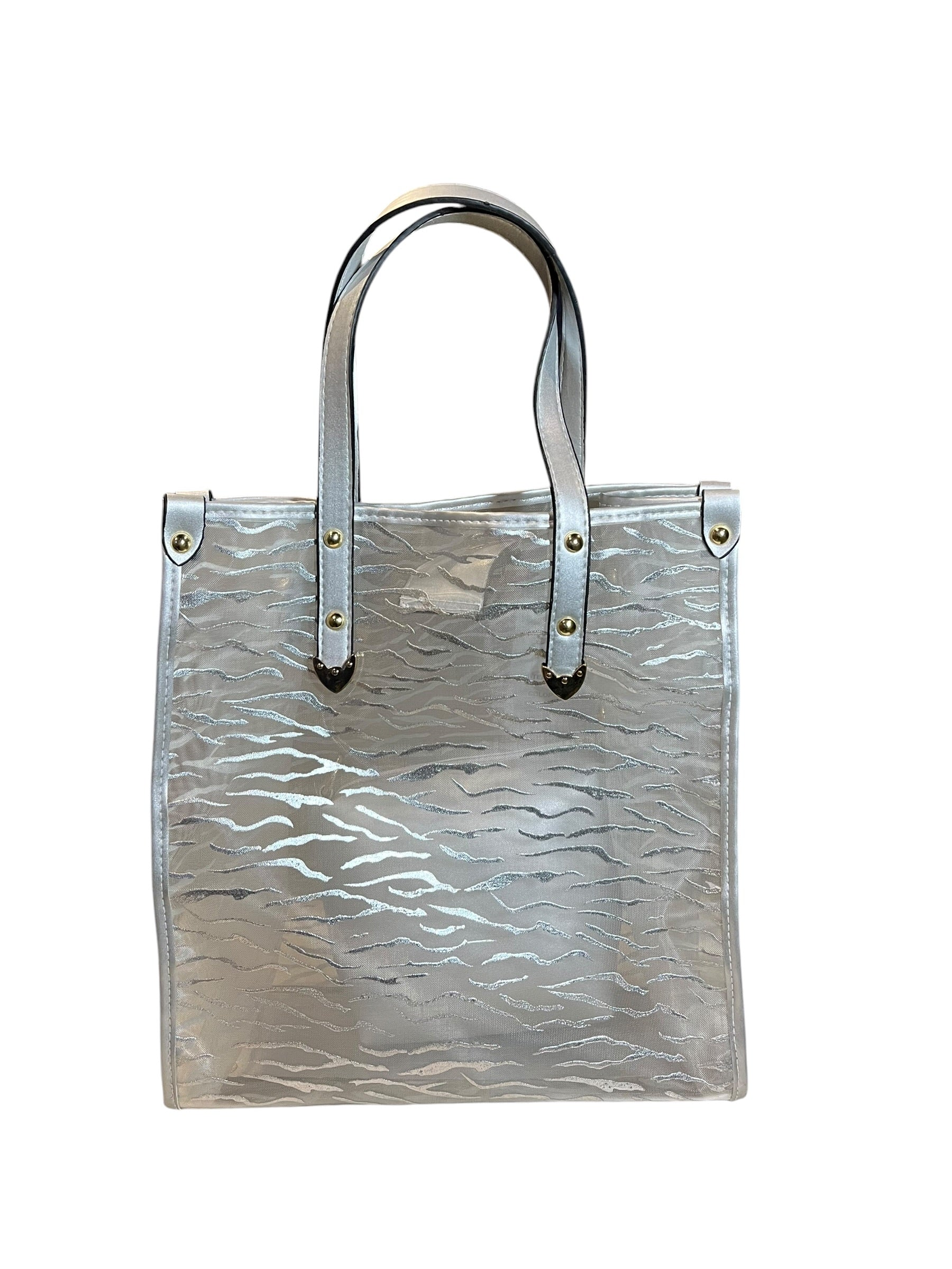 Metallic Pattern Tote