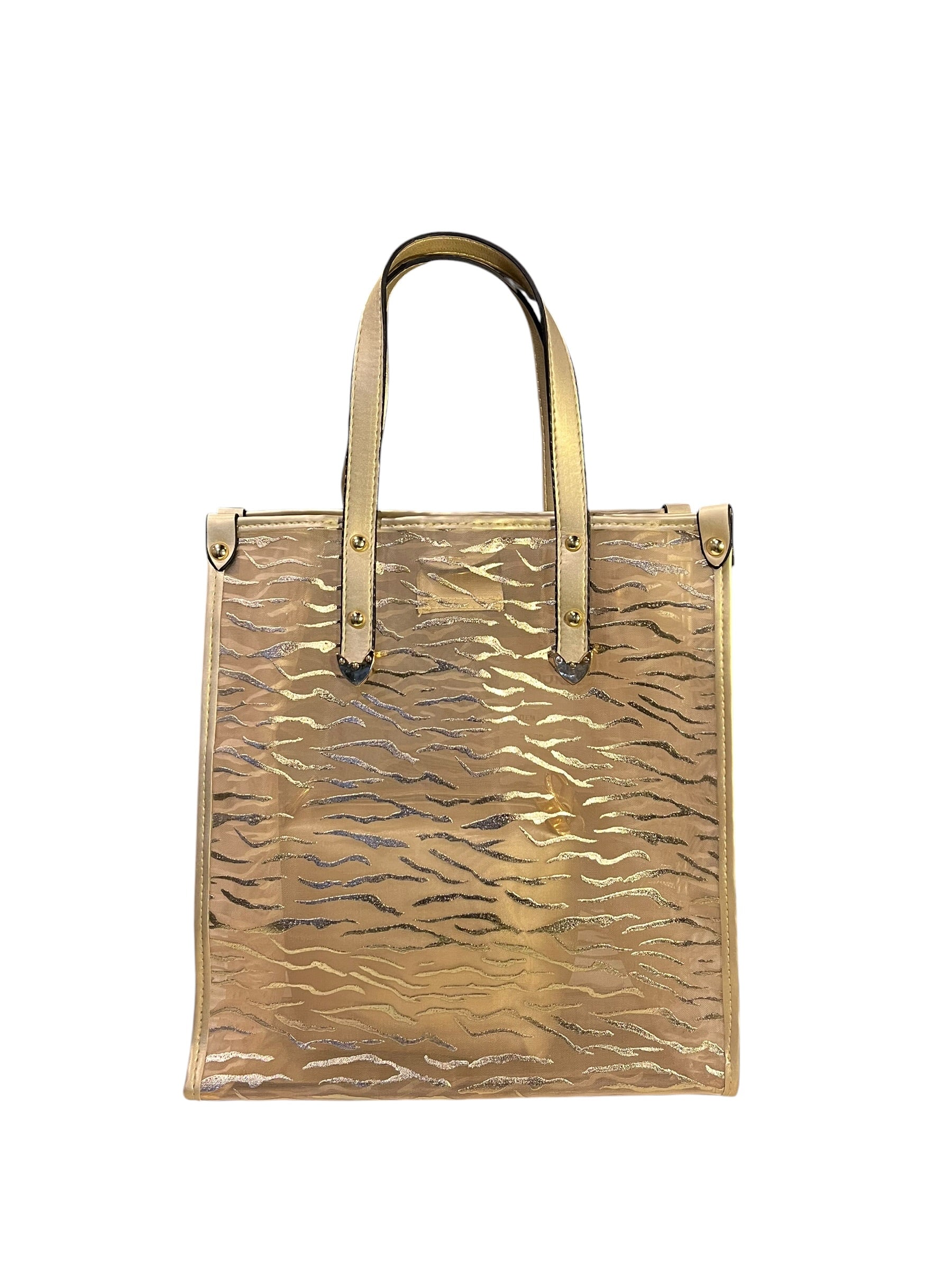 Metallic Pattern Tote