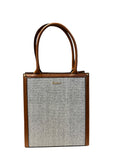 Azure Linen Tote