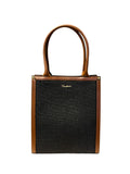 Black Linen Tote