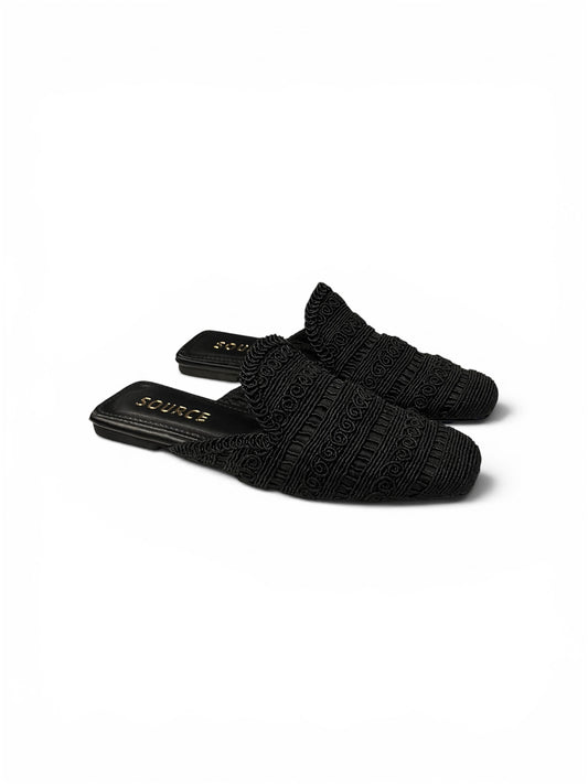 Textured Mule Black Source