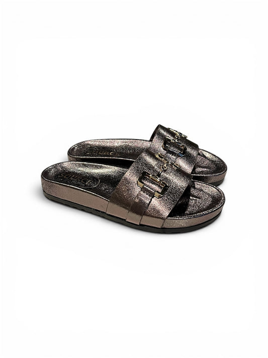 Clasp Metallic Slide Gunmetal Source
